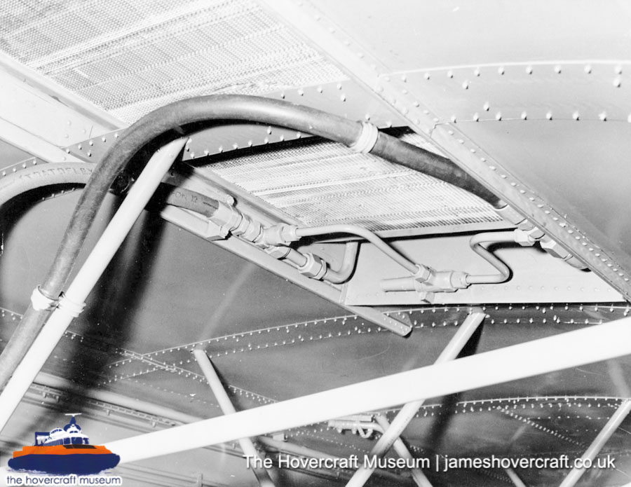SRN6 close-up details - Cabin roof (credit: The Hovercraft Museum Trust).